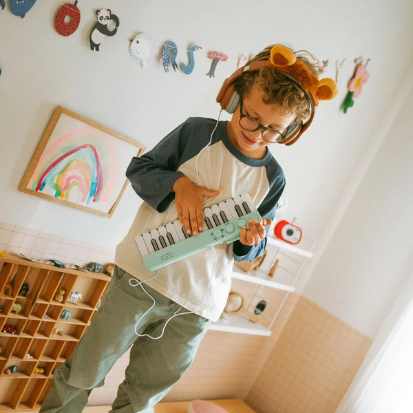 Lern-Keyboard mit Leuchttasten - Kidypiano, Grün (ab 6 Jahren)