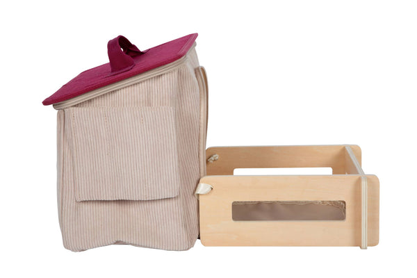 Spielset Pferd mit Stall und Zubehör in der Tasche
