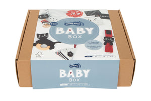 Geschenkset Baby-Box - Sinnesspielzeug, 7 Teile (0-3 Monate)