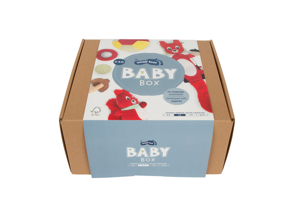 Geschenkset Baby-Box - Entdecken und Kennenlernen, 6 Teile (4-6 Monate)