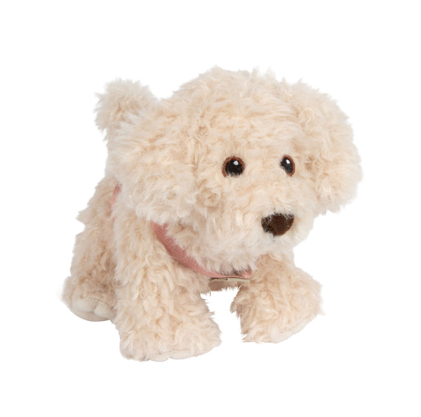 Plüschhund mit rosa Transporttasche und Pflegeset (ab 2 Jahren)