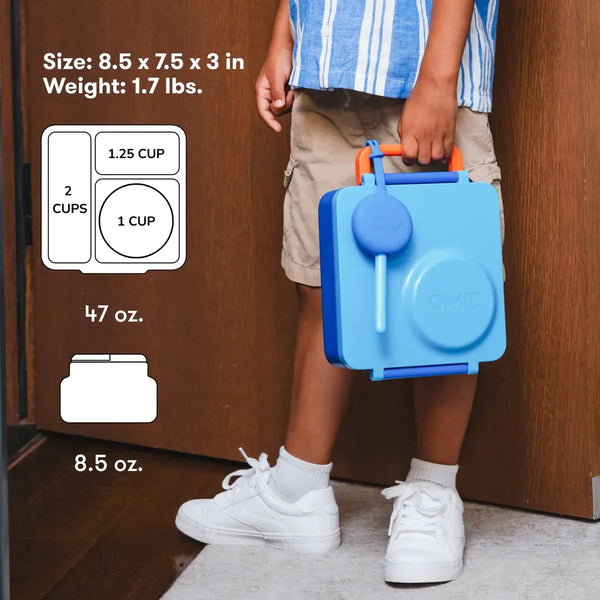 Lunchbox mit Thermoskanne OmieBox – Blue Sky