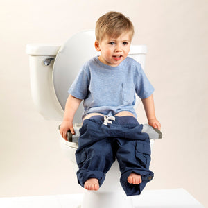 2-in-1 Töpfchen & WC-Aufsatz – Grau