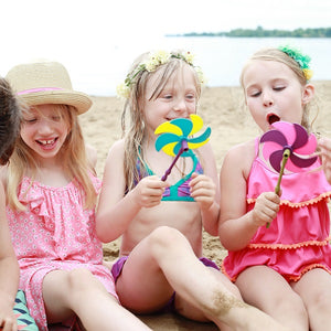 Sandkastenset – mittelgroße Eimer mit Zubehör, blau - Tublu.de