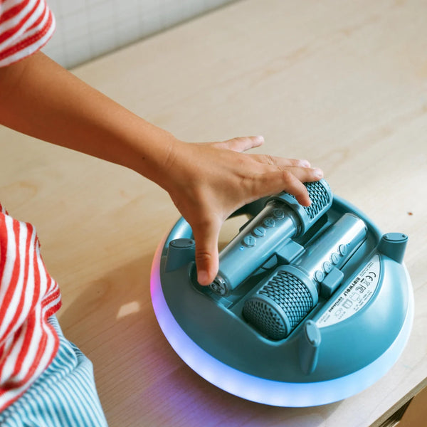 Karaoke-Set für Kinder – Kidykaraoke kabellos - blau
