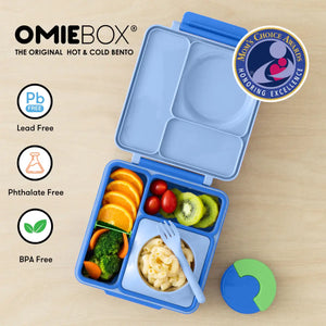 Lunchbox mit Thermoskanne OmieBox – Sea Blue