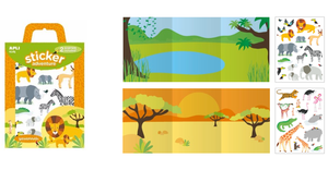 Stickerset mit 2 Platten – Savanne - Tublu.de