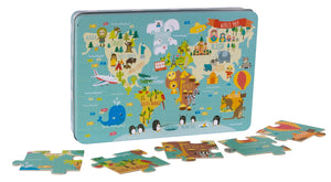 Puzzle XL – Weltkarte 3+ - Tublu.de