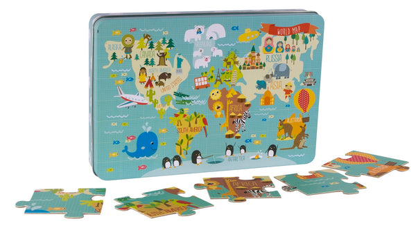 Puzzle XL – Weltkarte 3+ - Tublu.de