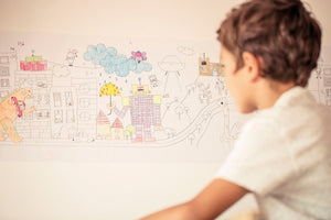 Aufklebbares Malbuch auf einer 4-Meter-Rolle – Transport - Tublu.de