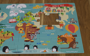 Puzzle XL – Weltkarte 3+ - Tublu.de
