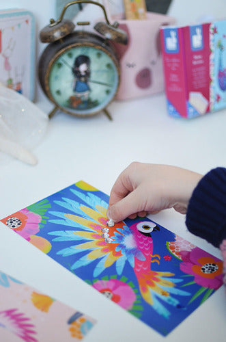 Kunstset mit magischen Strasssteinen – Schöne Vögel - Tublu.de