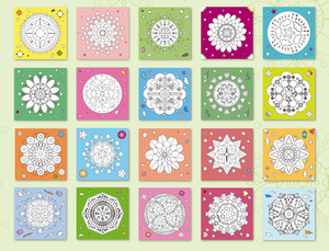 Malbuch mit Buntstiften – Mandala - Tublu.de