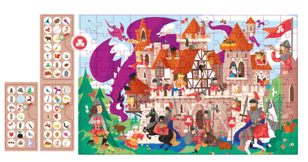 Beobachtungspuzzle – Schloss 104 Teile 5+ - Tublu.de