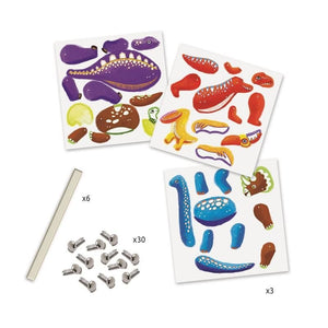 Malset mit beweglichen Elementen – Dinosaurier - Tublu.de