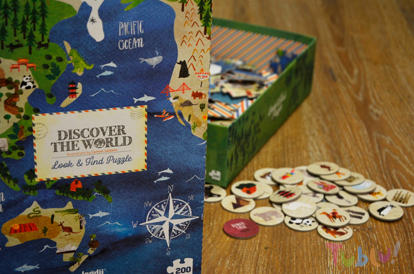 Lernpuzzle mit Spiel – Entdecke die Welt - Tublu.de