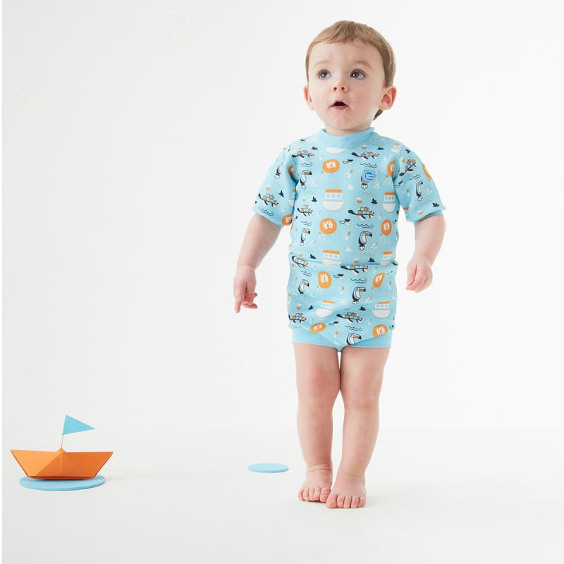 Neopren-Schwimmanzug + Schwimmwindel Happy Nappy 2in1 – 6–14 Monate (L) Arche Noah