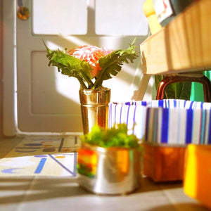 Bemaltes Modell Mini Balkon