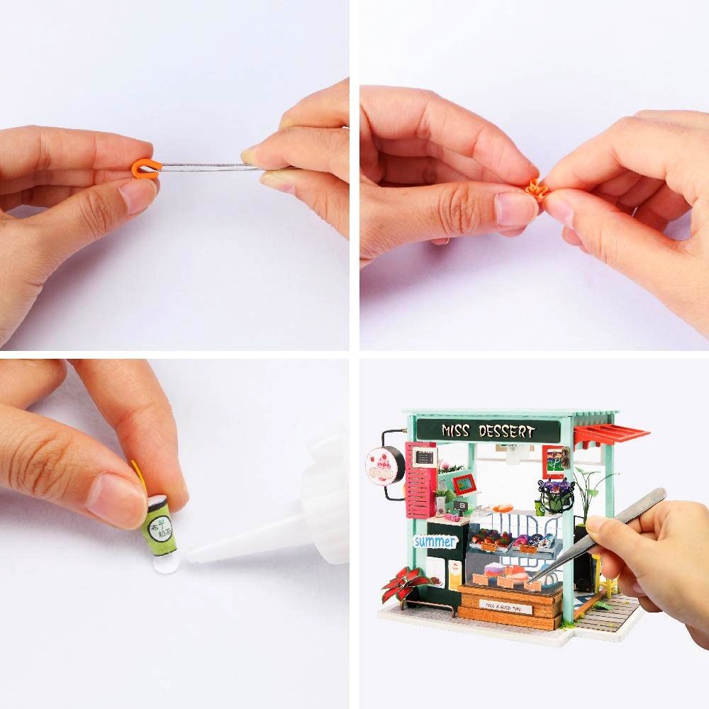 Bemaltes Modell Zuckerbäckerei