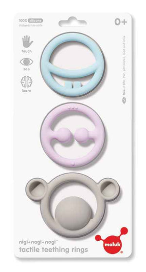 Nigi, Nagi & Nogi Beißringe – Pastellfarben - Tublu.de