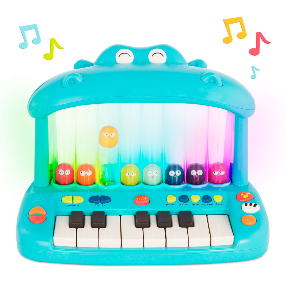 Keyboard mit springenden Vögeln – Hippo Pop Play Piano - Tublu.de