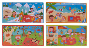 Puzzle mit 4 Teilen – Vier Jahreszeiten - Tublu.de