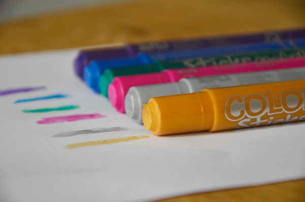 Metallic-Farbstifte – 6 Farben - Tublu.de