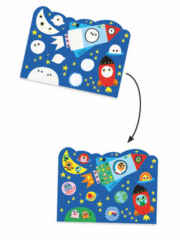 Wasserfarben-Malvorlagen – Im Himmel versteckt - Tublu.de