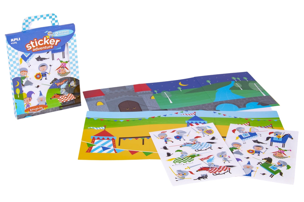 Aufkleber-Set mit 2 Bögen – Ritter - Tublu.de