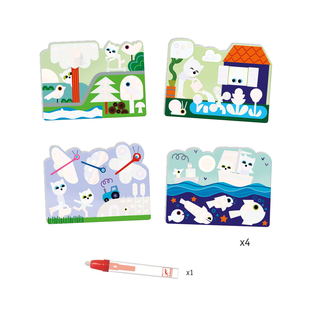 Wasser-Malbuch  - Im Garten versteckt - Tublu.de