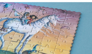 Taschenpuzzle für Kinder, 100 Teile – Mein Einhorn - Tublu.de
