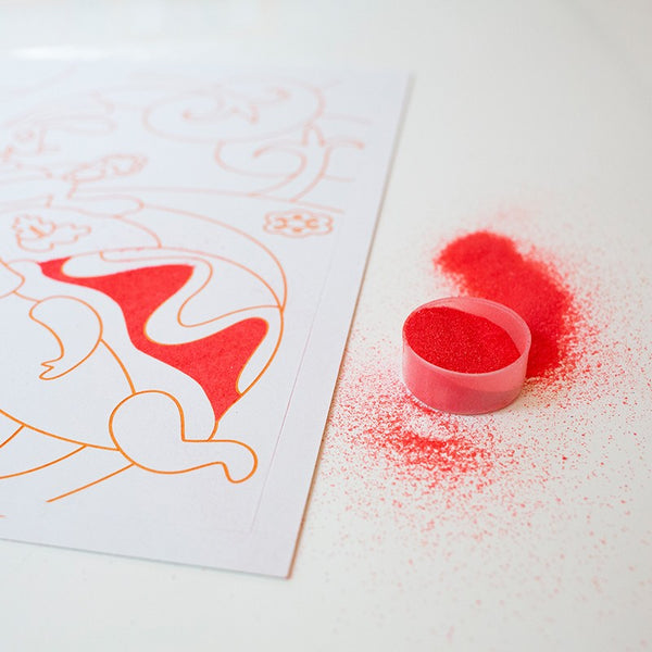 Sablimage Sandmalerei-Set – Delfine und Fische