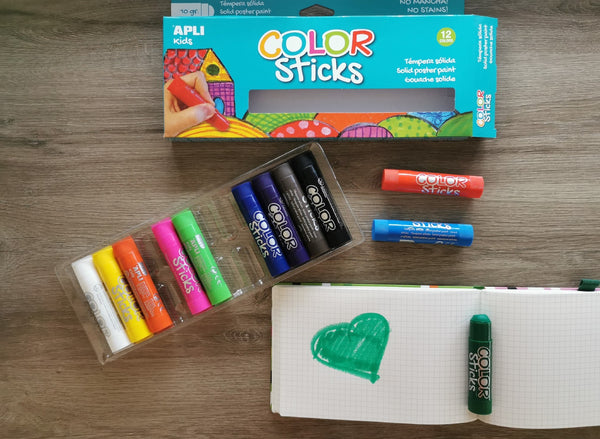 Farben in Stiftform – 12 Farben - Tublu.de