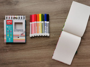 Filzstifte zum Zeichnen – 8 Farben - Tublu.de