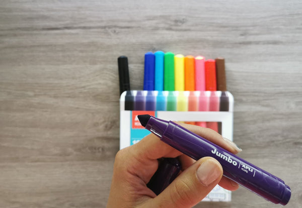 Jumbo-Filzstifte – 10 Farben - Tublu.de