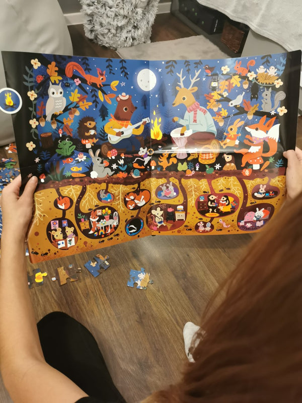 Beobachtungspuzzle – Wald 104 Teile 5+ - Tublu.de