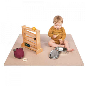 Schaumstoffmatte 100x100cm – Hellbraun - Tublu.de