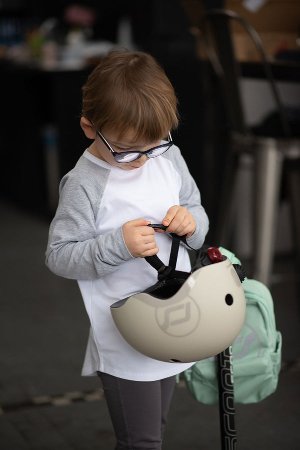 Kinderhelm 3+ S-M - Ash - Tublu.de