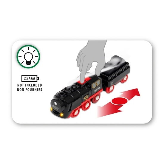 Batteriebetriebene Dampflokomotive