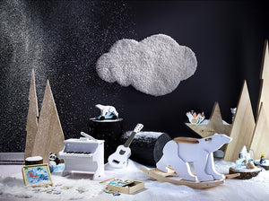 Klavier für Kinder – Weiß mit Noten