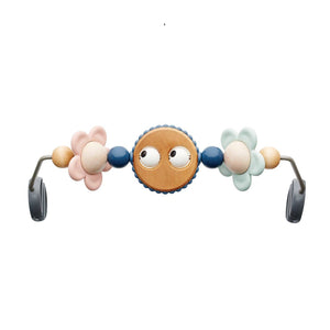 Babywippe BLISS MESH – Anthrazit + Spielzeug Googly Eyes Pastels