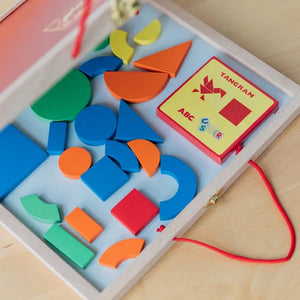 Holzmagnete Puzzle im Koffer – Geoform - Tublu.de