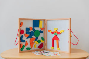 Holzmagnete Puzzle im Koffer – Geoform - Tublu.de