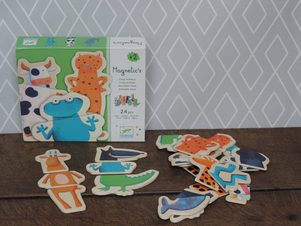 Holz-Magnetpuzzle – Tiere 24 Teile - Tublu.de
