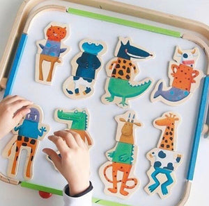 Holz-Magnetpuzzle – Tiere 24 Teile - Tublu.de