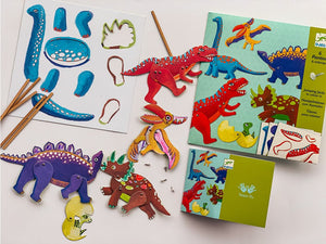 Malset mit beweglichen Elementen – Dinosaurier - Tublu.de