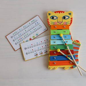 Holz-Zimbel  – Katze - Tublu.de