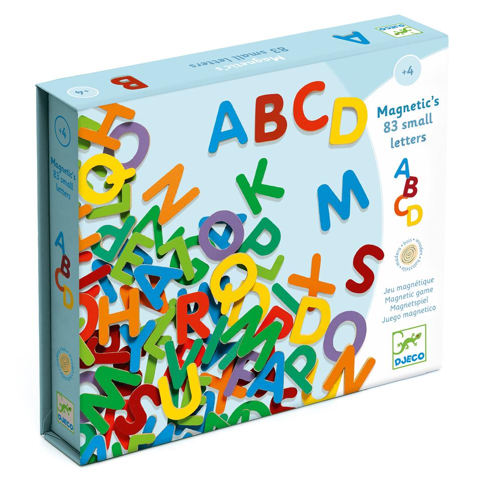 Holzmagnete – Buchstaben, 83 Stück - Tublu.de
