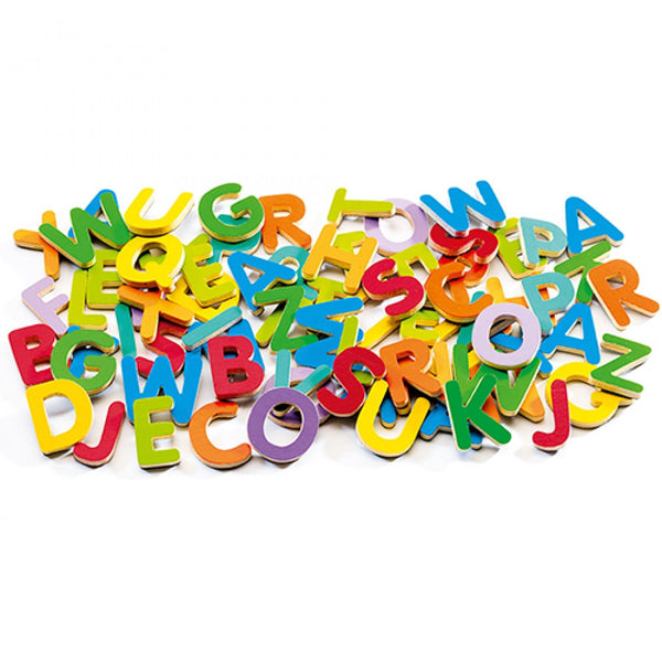 Holzmagnete – Buchstaben, 83 Stück - Tublu.de