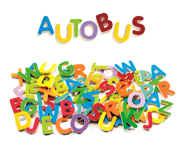 Holzmagnete – Buchstaben, 83 Stück - Tublu.de